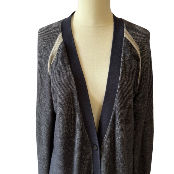 ATM ANTHONY THOMAS MELILLO SCHOOLBOY CARDIGAN SWEATER GRANDPACORE CASHMERE BLD L - Picture 3 of 12